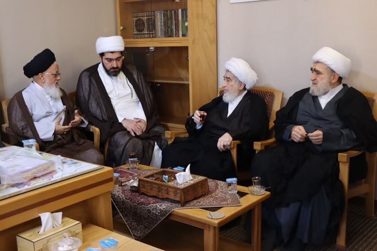 دیدار نماینده رهبر انقلاب در عراق با آیتالله جواهری + عکس