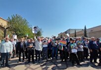 راهپیمایی بشارت نصر در فارس هم‌صدا با ملت فلسطین