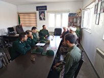 بازدید مسئول دفتر نمایندگی ولی‌فقیه سپاه اسکو از حوزه‌های مقاومت بسیج سهند