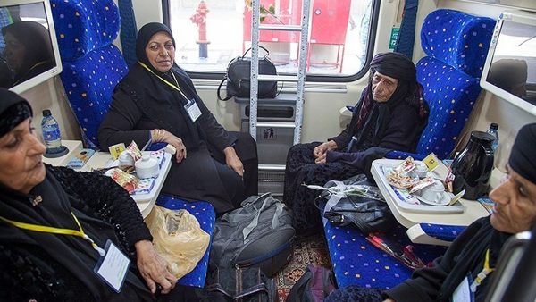 سفرهای قطاری به کربلا جای اتوبوس را گرفت