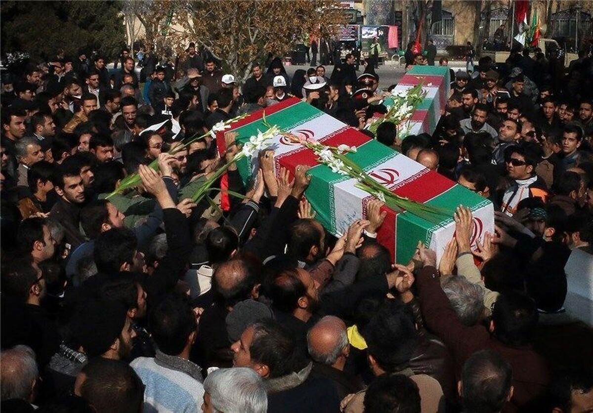 تشییع پیکر جانباز جنگ ۱۲ روزه در تبریز