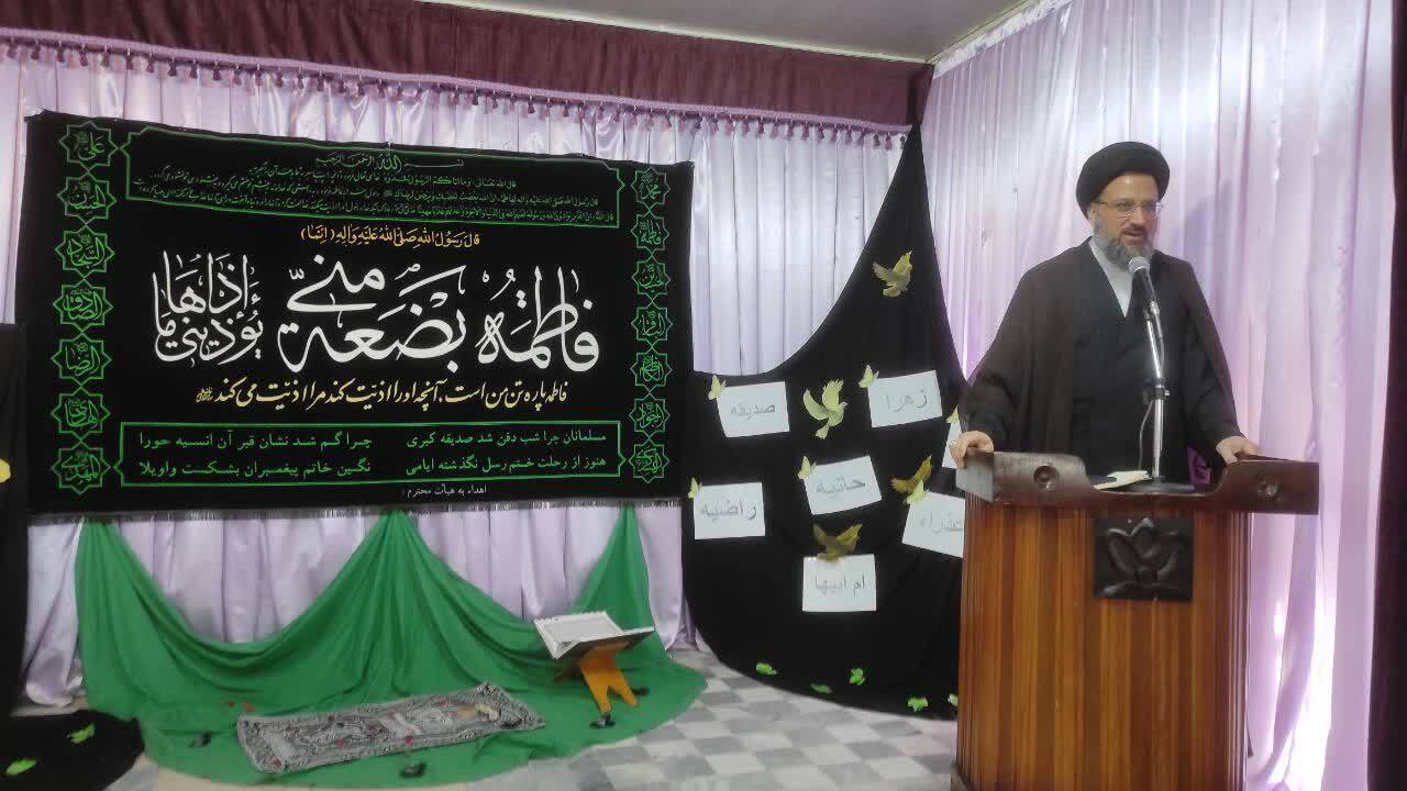 برگزاری مراسم سالگرد شهادت حضرت فاطمه زهرا(س) در کانون شهید مدرس سراب