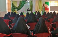  برگزاری جشن میلاد حضرت زینب در مدرسه علمیه داراب