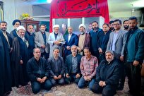 دیدار اصحاب رسانه قم با خانواده شهید حسن مختارزاده در هفته بسیج