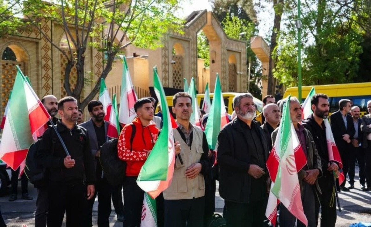 اعزام جهادگران کاشانی به تهران + فیلم