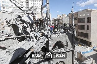حمله دشمن آمریکایی صهیونیستی به منازل مسکونی در قم