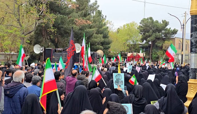 گزارش تصویری تشییع باشکوه شهید سردار نائینی