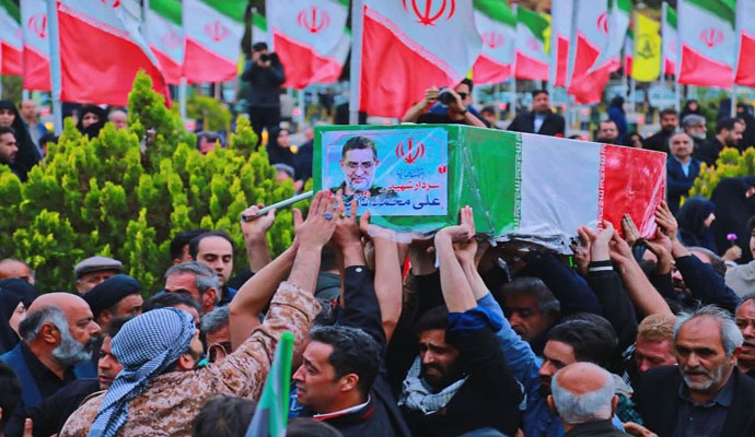 گزارش تصویری تشییع باشکوه شهید سردار نائینی