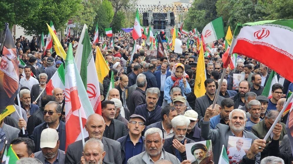 مراسم باشکوه تشییع پیکر مطهر سردار خادمی در شیراز
