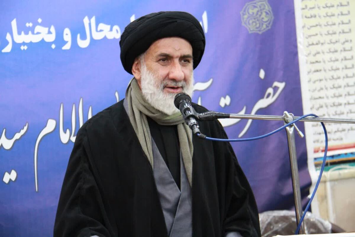 مشارکت فعالانه طلاب و روحانیون در تجمعات مردمی چهارمحال و بختیاری 