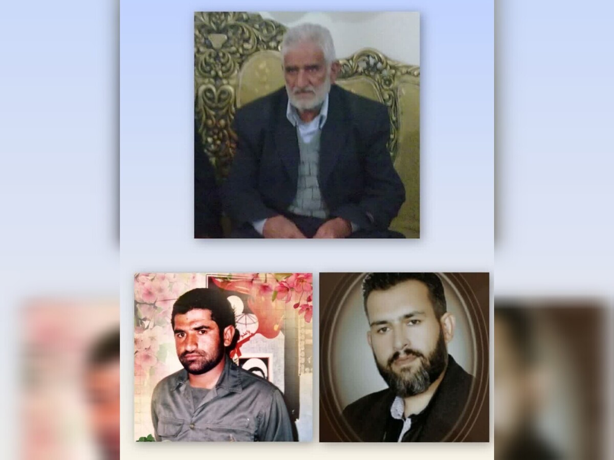 پدر سردار شهید «ایرج آقابزرگی» به فرزند شهیدش پیوست