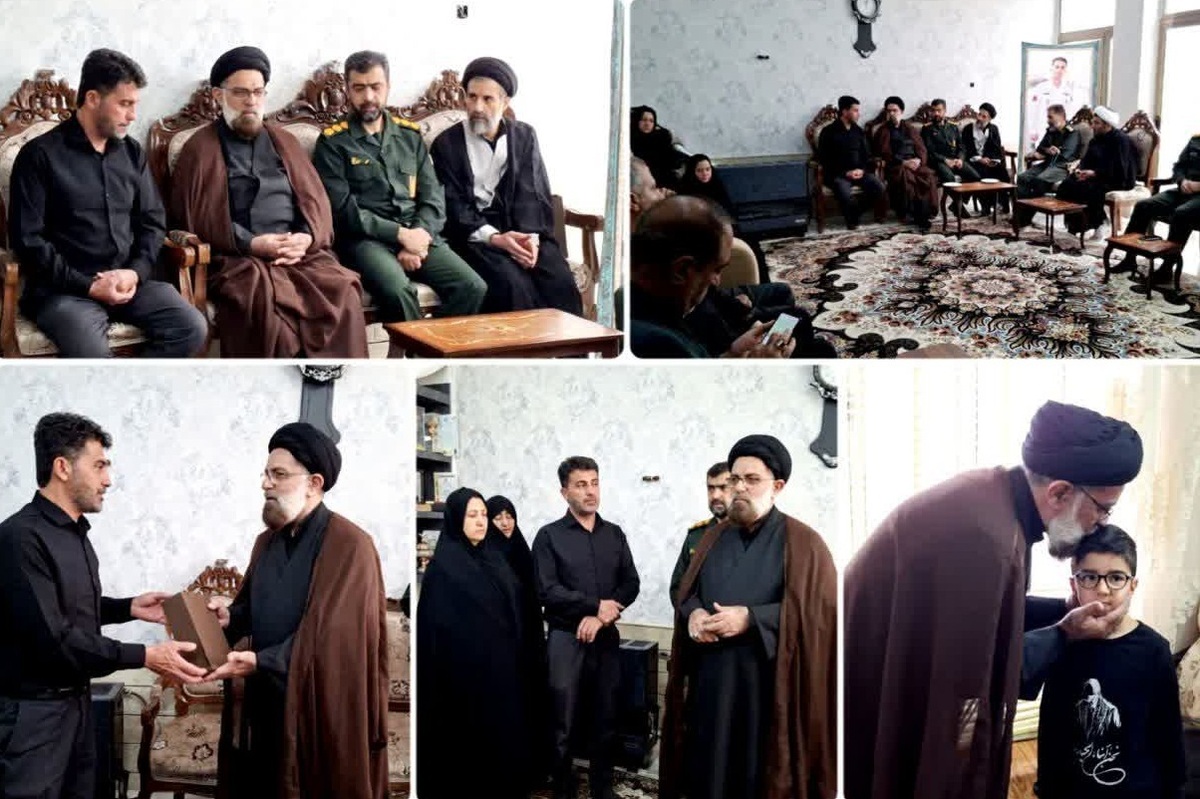 دیدار نوروزی نماینده فارس در مجلس خبرگان با خانواده شهدا