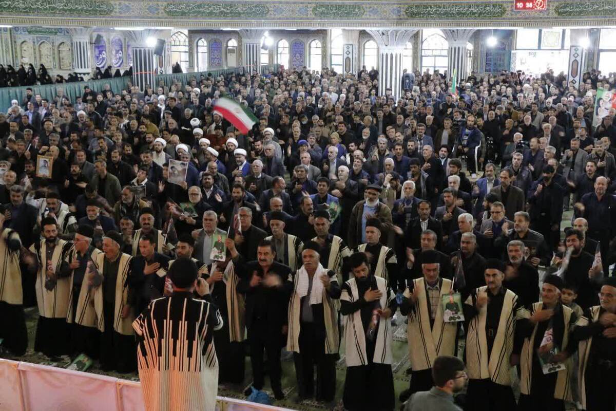 بزرگداشت شهدای جنگ رمضان در شهرکرد + فیلم و عکس