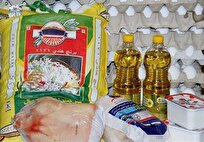 توزیع بسته‌‌های حمایتی گروه جهادی در ایام جنگ رمضان