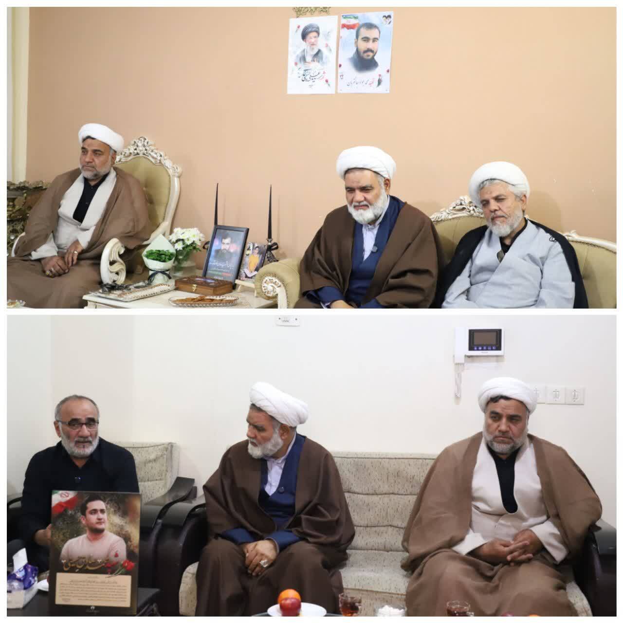 دیدار هیات رئیسه تیپ مستقل  ۸۳ روحانیون رزمی تبلیغی امام جعفر صادق عليه‌السلام با خانواده شهیدان