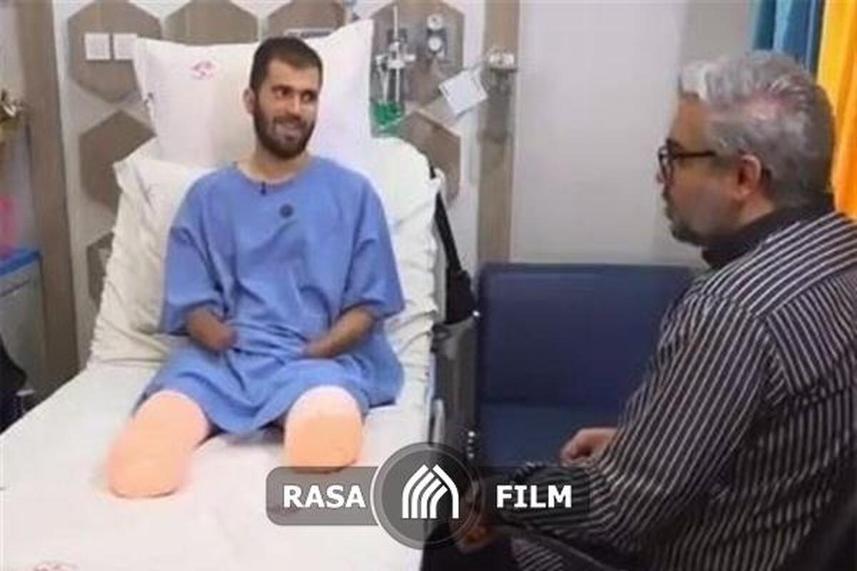 بدون تعارف با قهرمانی که دست و پایش را برای ایران داد
