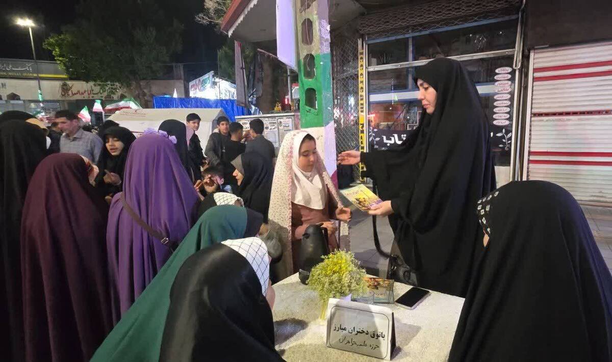 پاتوق دختران مبارز در بناب میزبان ده‌ها دانش‌آموز نوجوان شد