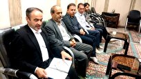 دیدار اعضای بسیج حقوقدانان آران وبیدگل با امام جمعه نوش آباد
