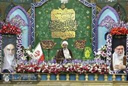 جشن باشکوه شب عید سعید غدیر در حرم مطهر بانوی کرامت