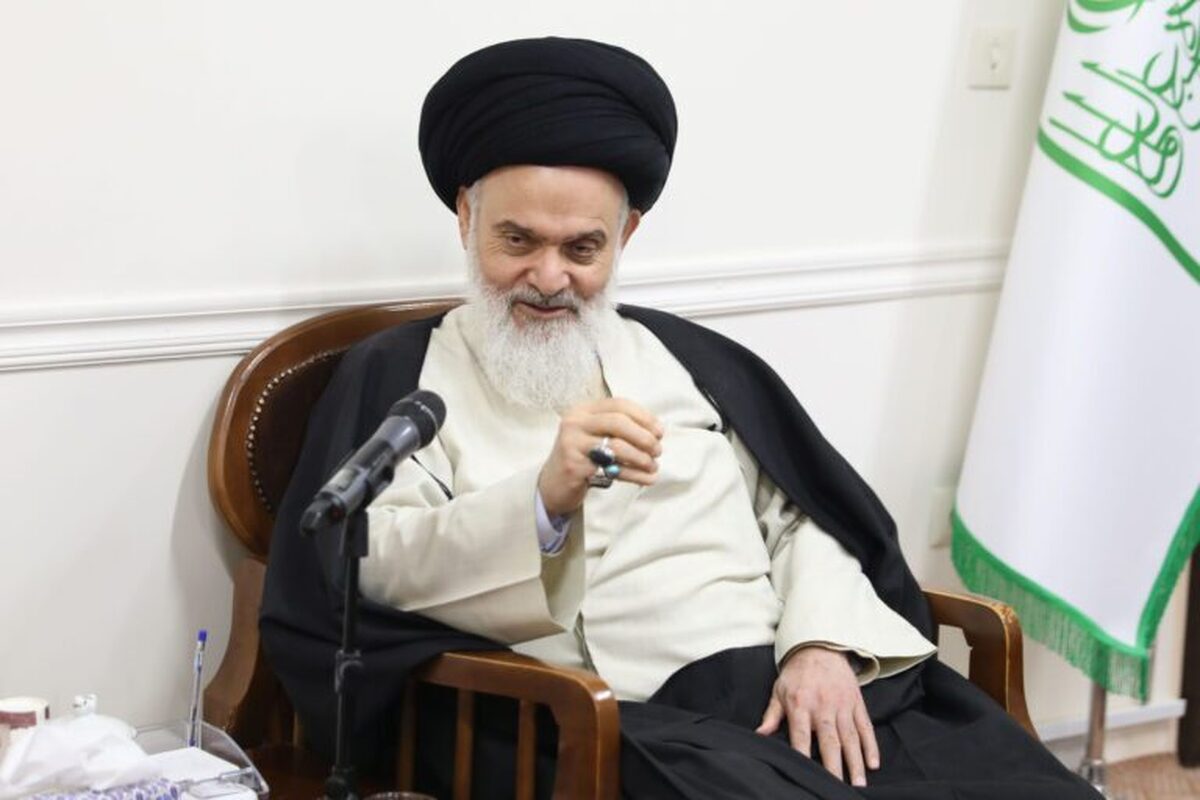 تقدیر آیت الله حسینی بوشهری از عملکرد مجمع نمایندگان طلاب در جنگ تحمیلی سوم