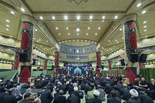 عزاداری شب سوم محرم در هیئت ثارالله قم