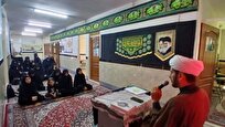 مراسم سوگواری حضرت اباعبدالله‌الحسین در حوزه بستان‌آباد برگزار شد