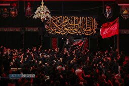 عزاداری شب ششم محرم در هیئت رزمندگان اسلام قم