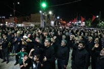 حمایت از جبهه مقاومت و تجدید میثاق هیات حضرت ابوالفضل دهنو با آرمان‌های انقلاب و شهدا
