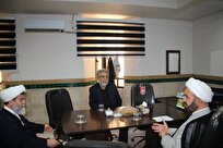 نشست مشترک تولیت حرم شاهچراغ و مدیر حوزه علمیه فارس