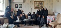 دیدار طلاب مرندی با خانواده جانباز شهیدپناهی