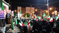 حماسه شبانه مردم کشکسرای در گرامیداشت فتح خرمشهر