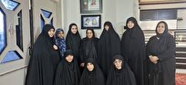 حضور کادر و اساتید مدرسه صادقیه تبریز در منزل خانواده شهیده ابراهیمی