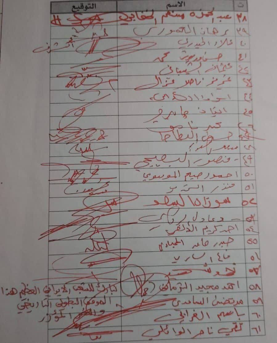 تشييع پيكر امام شهید به درخواست علما و نمايندگان ملت عراق انجام می شود + اسامی
