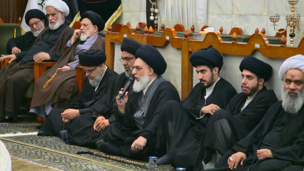 سنگ تمام علما و حوزه نجف برای قائد شهید امت + فیلم و تصاویر
