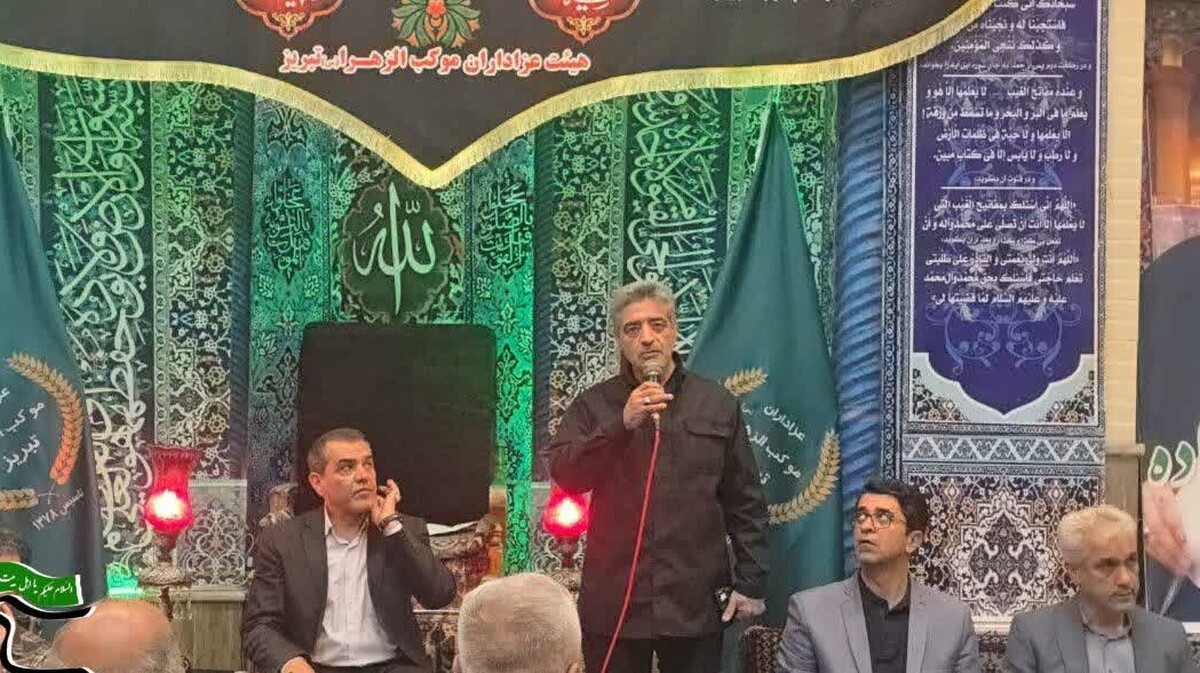 حضور شورای کانون بسیج مداحان سپاه تبریز در هیئت عزاداران موکب الزهرا