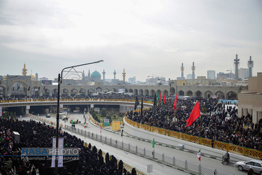 اجتماع عظیم عزاداران فاطمیون در مشهد مقدس