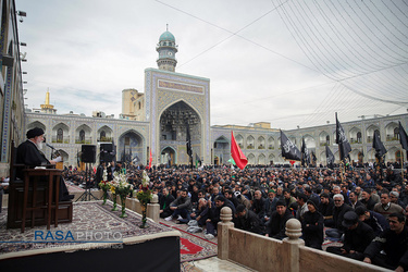 اجتماع عظیم عزاداران فاطمیون در مشهد مقدس