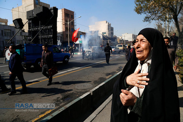 مراسم تشییع دو شهید گمنام دفاع مقدس‎ در تهران