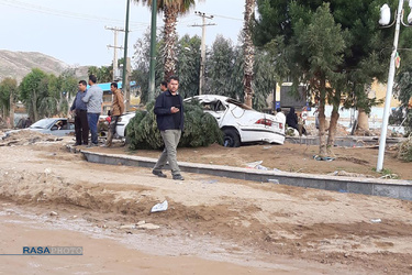 بازدید سردار سلیمانی از مناطق سیل زده