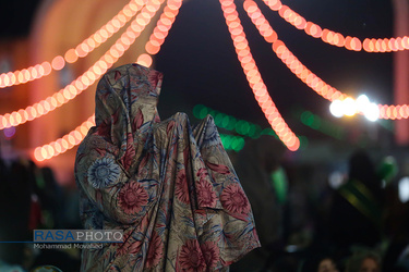 مسجد مقدس جمکران در شب نیمه شعبان شب میلاد امام زمان (عج)