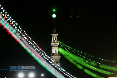 مسجد مقدس جمکران در شب نیمه شعبان شب میلاد امام زمان (عج)