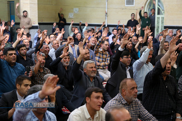 مراسم بزرگداشت روحانی شهید اکبر مهدی‌زاده در روستای طزرک‎ قزوین