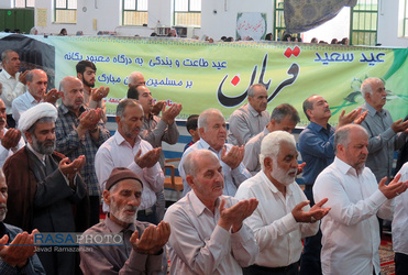 اقامه نماز عید سعید قربان در دامغان