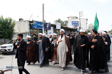 دسته عزاداری طلاب مدرسه علمیه امام جعفر صادق (ع) محمود آباد