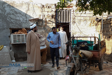 بازدید نماینده ولی فقیه در استان خوزستان از مناطق دچار آب گرفتگی