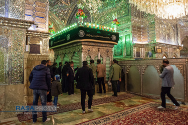 مراسم گرامیداشت عروج یافتگان حادثه هواپیمای اوکراینی در حرم مطهر شاهچراغ