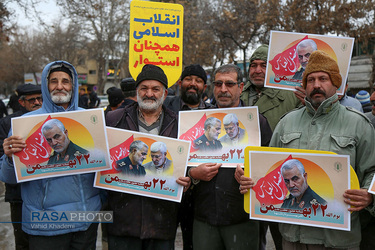 فجر سلیمانی | راهپیمایی ۲۲ بهمن در بجنورد