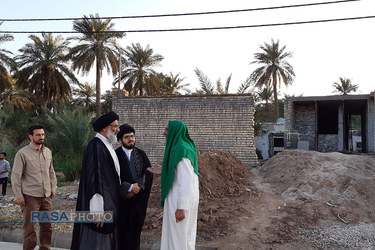 حضور نماینده ولی فقیه در استان خوزستان در میان روستاییان