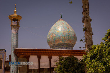 گارگاه تولید جهادی ماسک توسط بانوان خادم حرم حضرت احمد بن موسی (ع)