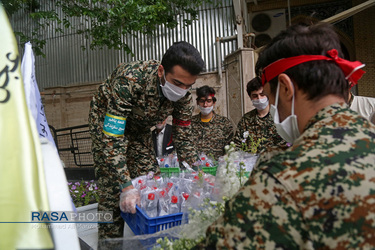 طرح غربالگری خانه به خانه توسط جوانان بسیجی قم